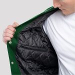 Men’s Green-Black Varsity Jacket | Custom Team Uniform Jacket by Gotham Sporting Goods - Image 4